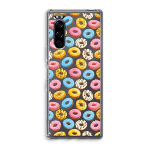 Pink donuts: Sony Xperia 5 Transparant Hoesje