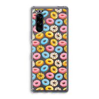 Pink donuts: Sony Xperia 5 Transparant Hoesje