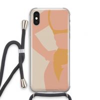 Bikini body: iPhone XS Transparant Hoesje met koord