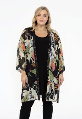 Yoek Kimono ZAZOE | Zwart | Maat 38/40
