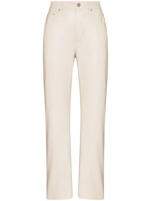 Nanushka pantalon Vinni à coupe droite - Tons neutres