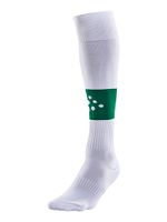 Craft 1905581 Squad Contrast Sock - White/Team Green - 43/45