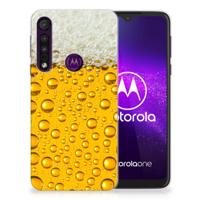 Motorola One Macro | Siliconen Case | Bier