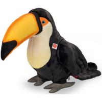 Knuffeldier Toekan - zachte pluche stof - premium kwaliteit knuffels - zwart/geel - 60 cm - vogels