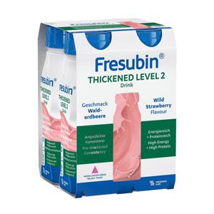 Fresubin Thickened Level 2 Drink Aardbei 4x200ml