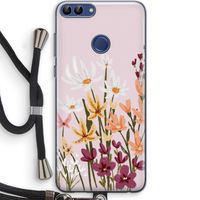 Painted wildflowers: Huawei P Smart (2018) Transparant Hoesje met koord