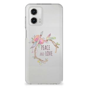 Motorola Moto G73 Telefoonhoesje met Naam Boho Text