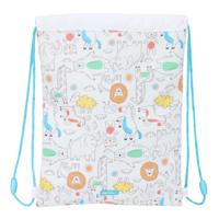 Rugtas met Koordjes Safta Zoo Beige 26 x 34 x 1 cm