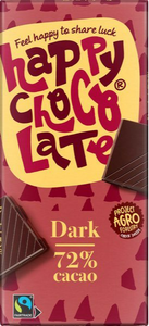 Happy Chocolate Dark 72% Cacao