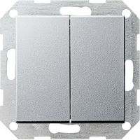 Gira drukvlakschakelaar wissel-wisselschakelaar aluminum