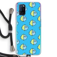 Visjes: Oppo A92 Transparant Hoesje met koord