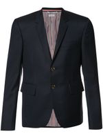 Thom Browne blazer Super 120s en laine - Bleu