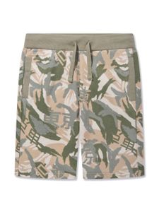 guess kids short en coton à imprimé camouflage - Gris