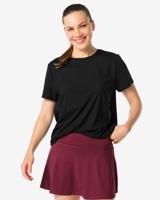 HEMA Damessportshirt Zwart (zwart)