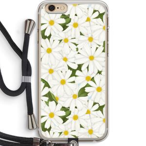 Summer Daisies: iPhone 6 PLUS / 6S PLUS Transparant Hoesje met koord