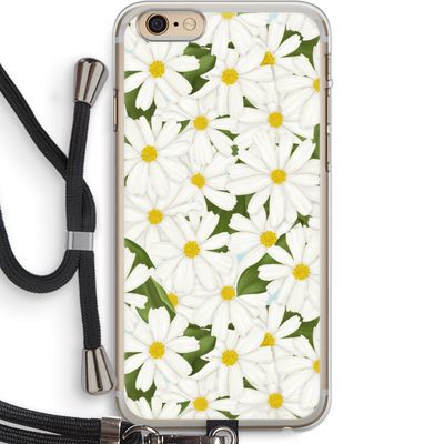 Summer Daisies: iPhone 6 PLUS / 6S PLUS Transparant Hoesje met koord