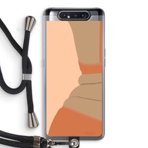 Bikini: Samsung Galaxy A80 Transparant Hoesje met koord