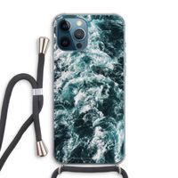 Zee golf: iPhone 12 Pro Max Transparant Hoesje met koord