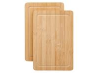SILVERCREST Bamboe snijplanken of theedoos (Snijplanken 2 stuks)