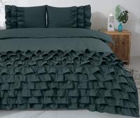 RoyalTextile - Cyprus Dekbedovertrek 100% Katoen - Groen - 240 x 220 RoyalTextile - Cyprus Dekbedovertrek 100% Katoen - Groen - 240 x 220