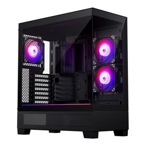 Phanteks Phanteks XT View Tempered Glass Windows, D-RGB - schwarz Midi-tower Gaming-behuizing, Behuizing, PC-behuizing Zwart