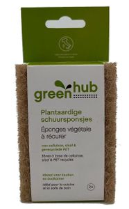 Greenhub Plantaardige Schuursponsjes