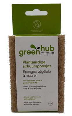 Greenhub Plantaardige Schuursponsjes