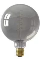 Calex Globe Led Lamp Glassfiber 4W dimbaar Ø125mm - Grijs - thumbnail