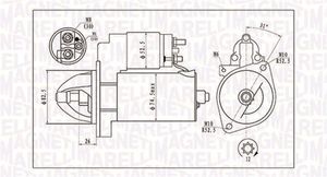 Startmotor / Starter MQS1410