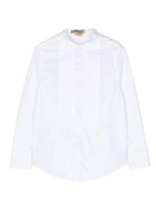 Stella McCartney Kids chemise à plastron plissé - Blanc