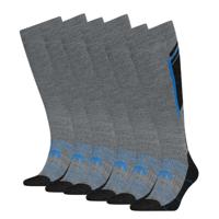 HEAD Skisokken Kneehigh 6-pack Mid Grey / Strong Blue-39/42
