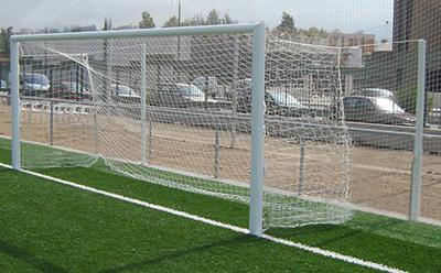 SET 2 NETS SOCCER 11 4 MM LINE PREMIUM DRAWER TYPE