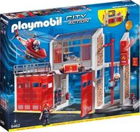 PlaymobilÂ® City Action 9462 grote brandweerkazerne met helikopter