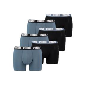 Puma Basic Boxershort 6-Pack Blauw/Zwart - Maat S - Kleur: ZwartBlauw | Soccerfanshop