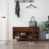 Schoenenbank 102x35x55 cm bewerkt hout sonoma eikenkleurig