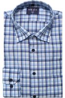 Marvelis Casual Modern Fit Overhemd blauw/wit, Ruit