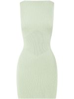 Anna Quan Geribbelde jurk - Beige - thumbnail