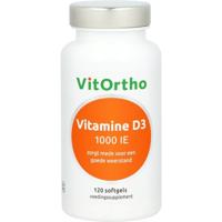 VitOrtho Vitamine D3 1000IE 120 Softgels
