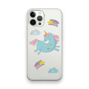 Vliegende eenhoorn: iPhone 12 Pro Transparant Hoesje