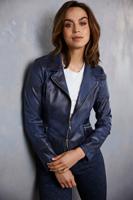 Helena Hart Zipper Biker 7288 Jackets Jeans