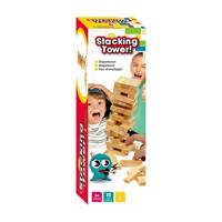 OSA Private Label Stapeltoren hout - kinderspel | 4 stuks