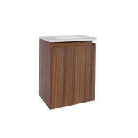 Thebalux Epoch Toiletmeubel - 36x35x41cm - ronding rechts - hoek links - 1 deur - Corian wastafel - zonder kraangat - Roquebrun 9TT35134R