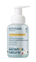 Attitude Oatmeal Sensitive Natural Baby Care Hair & Body Natural Foaming Wash