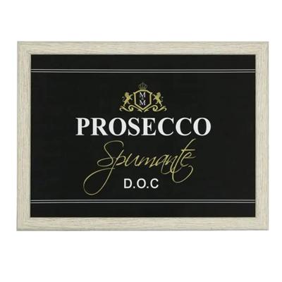 Mars & More Schootkussen Laptray - wijn prosecco print - 43 x 33 cm