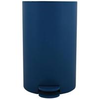 MSV kleine badkamer|toilet pedaalemmer - marine blauw - 3L - 15 x 27cm