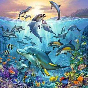 Ravensburger Kinderpuzzel 3x49 stukjes Dieren in de oceaan