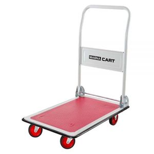 Magnacart Platformwagen - Max. 150KG - Opvouwbare Plateauwagen - 72,5 x 46,5 x 81 CM - Zilver