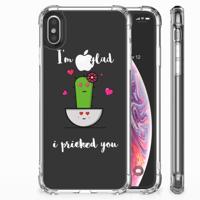 Apple iPhone Xs Max Stevig | Bumper Hoesje | Cactus Glad