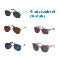 Spectrum kinderzonnebrillen pakket 25 stuks