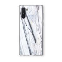 Gestreepte marmer: Samsung Galaxy Note 10 Transparant Hoesje